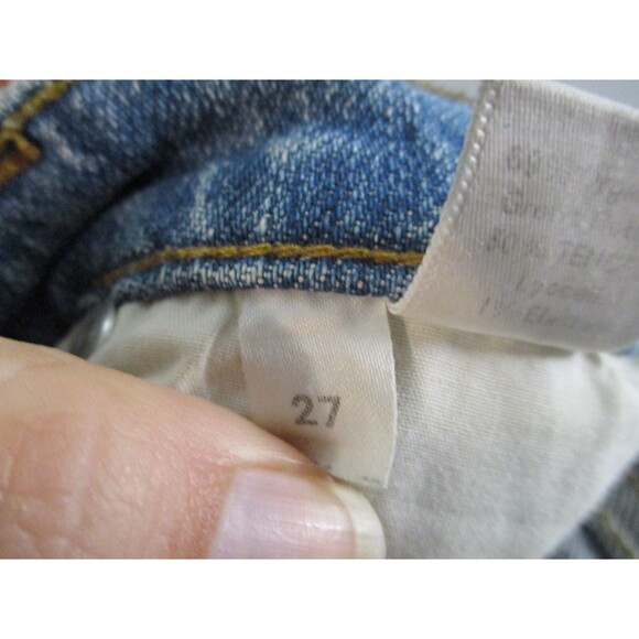 Reformation Womens Sz 27 Stevie Ultra High Rise Jeans Malta Medium Wash - Picture 8 of 11